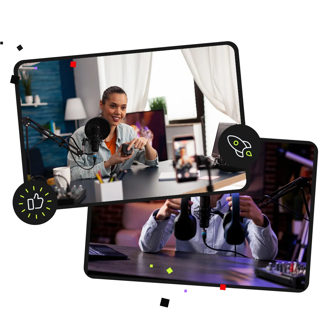 Influencers producing long-form promotional content for brand partners.