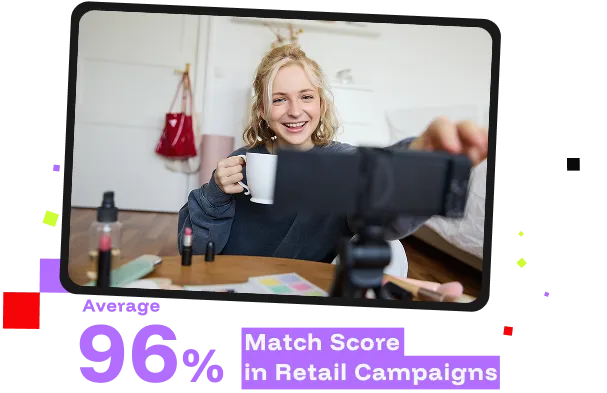 Influencer engaging with viewers while livestreaming.